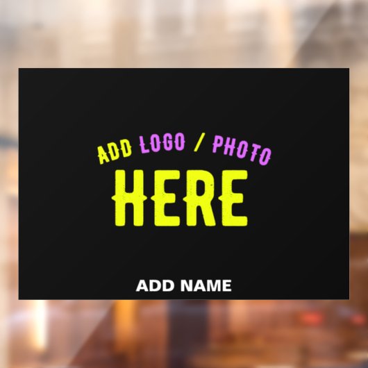 AUTOCOLLANT POUR FENÊTRE MODERNE ET MODERNE PERSONNALISABLE NOIR VÉRIFIÉ (Feuille 2)