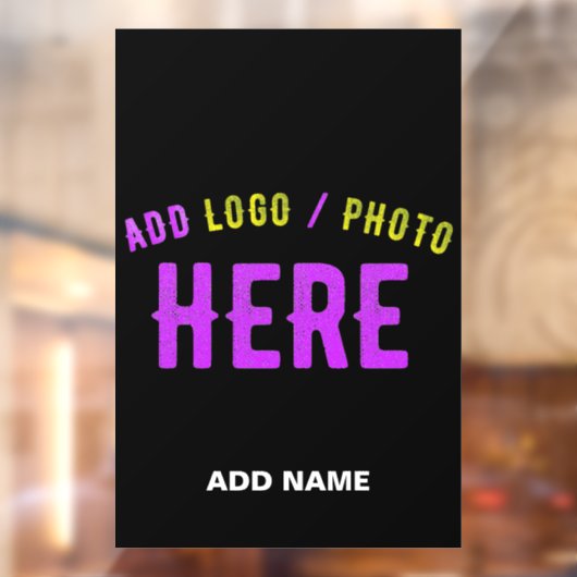 AUTOCOLLANT POUR FENÊTRE MODERNE ET MODERNE PERSONNALISABLE NOIR VÉRIFIÉ (Feuille 2)