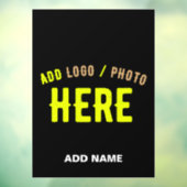 AUTOCOLLANT POUR FENÊTRE MODERNE ET MODERNE PERSONNALISABLE NOIR VÉRIFIÉ (Feuille 3)