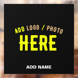 AUTOCOLLANT POUR FENÊTRE MODERNE ET MODERNE PERSONNALISABLE NOIR VÉRIFIÉ