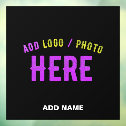 AUTOCOLLANT POUR FENÊTRE MODERNE ET MODERNE PERSONNALISABLE NOIR VÉRIFIÉ (Feuille 3)