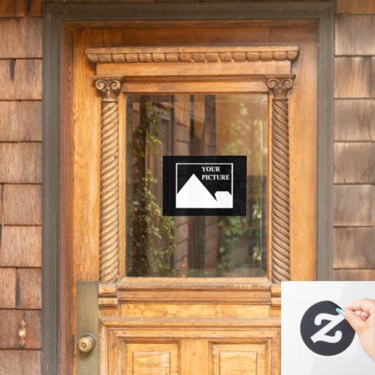 Autocollant Pour Fenêtre Moderne Simple Créez Votre Propre Image De Mariage (Porte d'accueil)