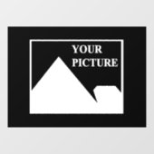 Autocollant Pour Fenêtre Moderne simple Créez votre propre image Mariage (Feuille)