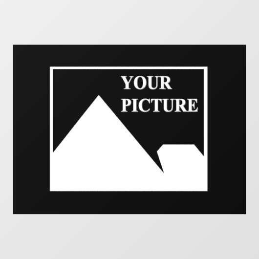 Autocollant Pour Fenêtre Moderne simple Créez votre propre image Mariage (Feuille)