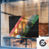 Autocollant Pour Fenêtre Mois de la fierté d'invalidité Autisme Neurodiver (Fenêtre de café)