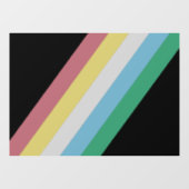 Autocollant Pour Fenêtre Mois de la fierté d'invalidité Autisme Neurodiver (Feuille)