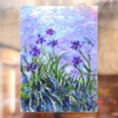Autocollant Pour Fenêtre Monet Lilac Irises (Feuille 2)