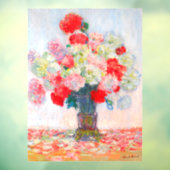 Autocollant Pour Fenêtre Monet Peonies (Feuille 3)