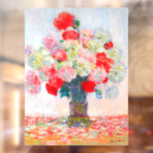 Autocollant Pour Fenêtre Monet Peonies (Feuille 2)