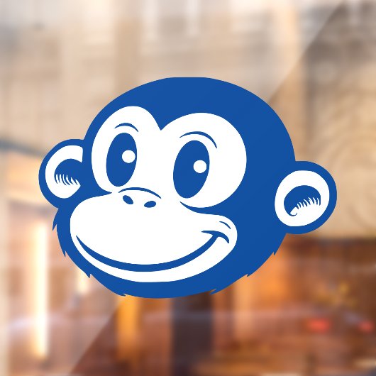 Autocollant Pour Fenêtre Monkey (Feuille 2)