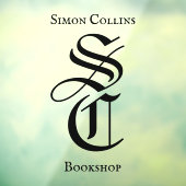 Autocollant Pour Fenêtre Monogramme gothique noir Nom Medieval Librairie (Feuille 3)