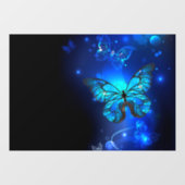 Autocollant Pour Fenêtre Morpho Butterfly in the Dark Background (Feuille)