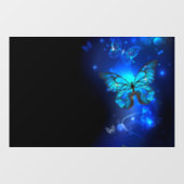 Autocollant Pour Fenêtre Morpho Butterfly in the Dark Background (Feuille)