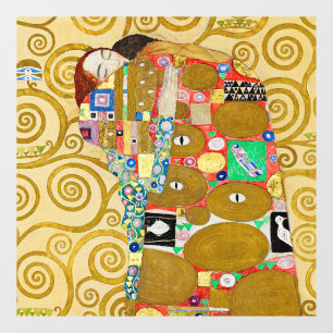 Autocollant Pour Fenêtre Mosaïque d'accomplissement de Klimt : Frise vintag