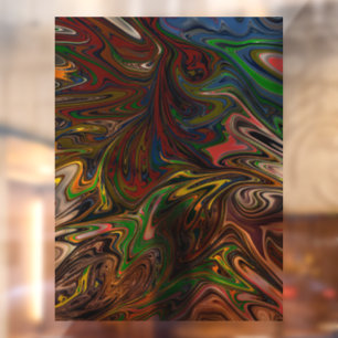 Autocollant Pour Fenêtre motif abstrait cool