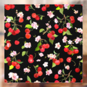 Autocollant Pour Fenêtre Motif cerise 2 (Feuille 2)