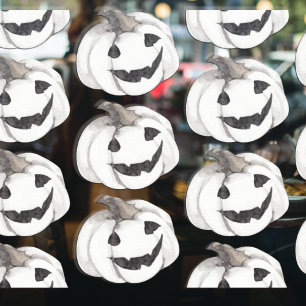 Autocollant Pour Fenêtre Motif de citrouille effrayant   Joyeux Halloween