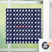 Autocollant Pour Fenêtre Motif de fleurs blanches Thunder_Cove (Maison)