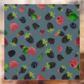 Autocollant Pour Fenêtre Motif framboise 2 (Feuille 2)