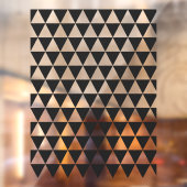 Autocollant Pour Fenêtre Motif géométrique | Noir moderne et élégant (Feuille 2)