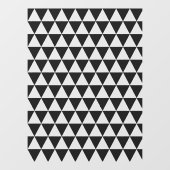 Autocollant Pour Fenêtre Motif géométrique | Noir moderne et élégant (Feuille)