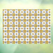Autocollant Pour Fenêtre Motif jaune (Feuille 3)