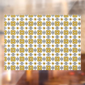 Autocollant Pour Fenêtre Motif jaune (Feuille 2)