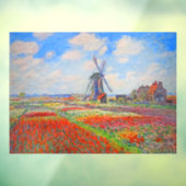 Autocollant Pour Fenêtre Moulin à vin Monet Tulips (Feuille 3)