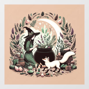 Autocollant Pour Fenêtre Mystic Herbalist : L'art de la cuisine et de la sa