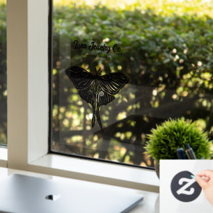 Autocollant Pour Fenêtre Mystique Luna Moth Business