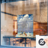 Autocollant Pour Fenêtre N.C. Wyeth The Giant 1923 Vintage Illustration (Fenêtre de café)