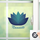 Autocollant Pour Fenêtre Namaste Lotus Flower  (Maison)