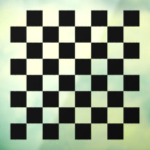Nappe de table de jeu d'échecs transparente noire
