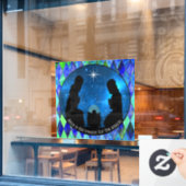 Autocollant Pour Fenêtre Nativity Window Cling (Fenêtre de café)