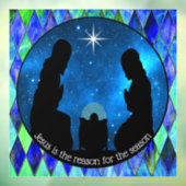 Autocollant Pour Fenêtre Nativity Window Cling (Feuille 3)