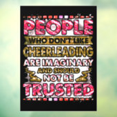 Autocollant Pour Fenêtre Ne faites pas confiance aux gens qui n'aiment pas (Feuille 3)