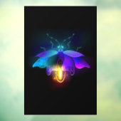 Autocollant Pour Fenêtre Neon Firefly sur noir (Feuille 3)