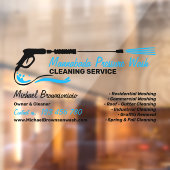 Autocollant Pour Fenêtre Nettoyage Haute Pression Lavage Sous Pression (Feuille 2)