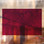 Autocollant Pour Fenêtre Noël rouge (Feuille 2)