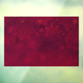 Autocollant Pour Fenêtre Noël rouge (Feuille 3)