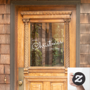 Autocollant Pour Fenêtre Noël tendance moderne   Vacances