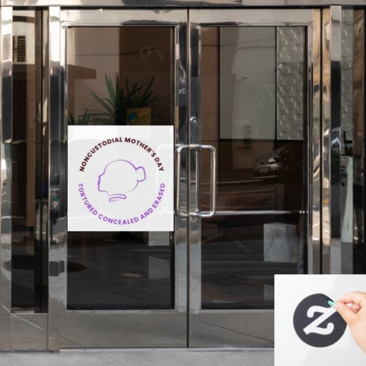 Autocollant Pour Fenêtre Noncustodial Mother's Day Decal (Porte de bureau)
