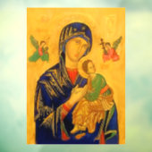 Autocollant Pour Fenêtre Notre mère de l'aide perpétuelle (Feuille 3)
