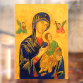 Autocollant Pour Fenêtre Notre mère de l'aide perpétuelle (Feuille 2)