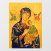Autocollant Pour Fenêtre Notre mère de l'aide perpétuelle (Feuille)
