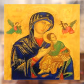 Autocollant Pour Fenêtre Notre mère de l'aide perpétuelle (Feuille 2)