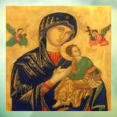 Autocollant Pour Fenêtre Notre mère de l'aide perpétuelle (Feuille 3)