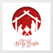 Autocollant Pour Fenêtre Nuit Sainte de Jésus (Feuille)