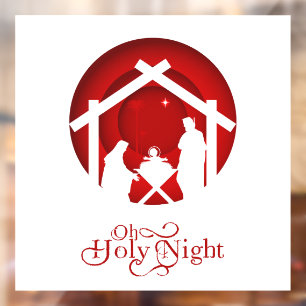 Autocollant Pour Fenêtre Nuit Sainte de Jésus