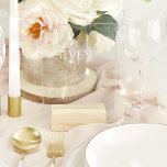 Autocollant Pour Fenêtre Numéro de table transparent élégant minimal<br><div class="desc">Ce panneau magnifiquement conçu dispose d'une police de calligraphie moderne qui complète parfaitement n'importe quel thème mariage. L'agencement propre et moderne assure à l'enseigne un design et une lecture facile. Nos panneaux sont parfaits pour les couples qui veulent simplifier leur processus de planification mariage sans sacrifier leur style. Personnalisez ce...</div>